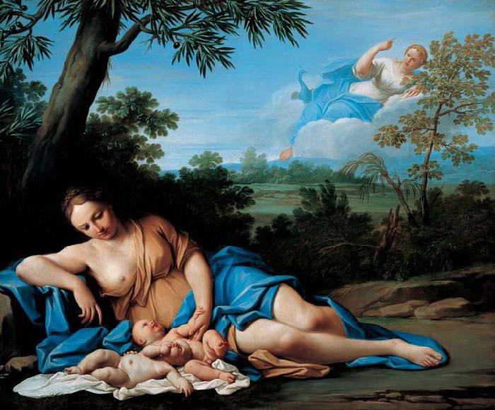 BASSETTI, Marcantonio Die Geburt des Apollo und der Diana oil painting picture